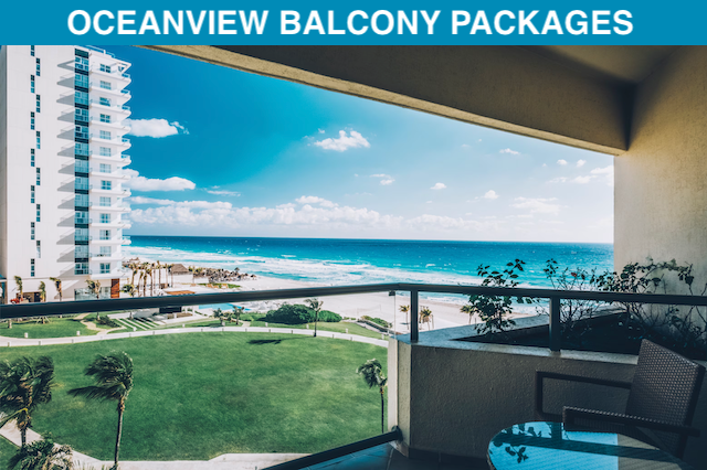 Oceanview Balcony Package for 2